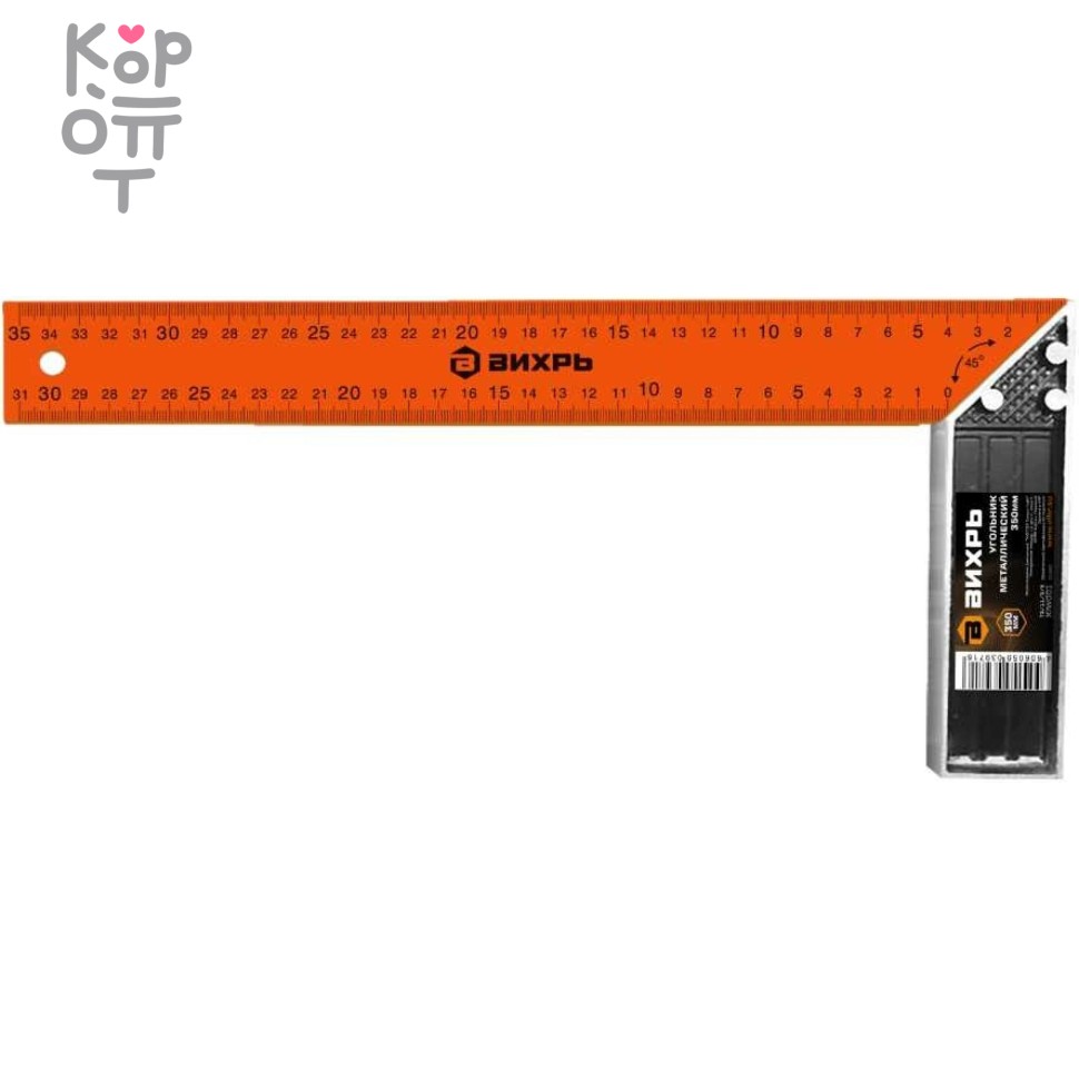 Вихрь - 	Угольник металлический 350 мм., купить с доставкой на дом фото 1 — Корейские товары для всей семьи(КорОпт) Вихрь - 	Угольник металлический 350 мм., купить с доставкой на дом фото 1 — Корейские товары для всей семьи(КорОпт)