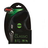 flexi рулетка New Classic M (до 25кг.) 5 м лента черная