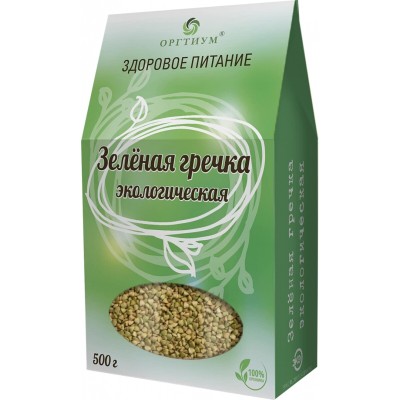Крупы — Зеленая гречка Оргтиум 500 г