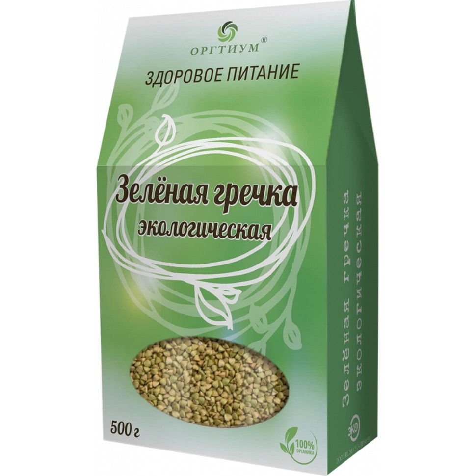 Крупы — Зеленая гречка Оргтиум 500 г