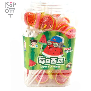 Фруктовый леденец дольки Сочного Питайхайя на палочке — Корейские товары для всей семьи(КорОпт)