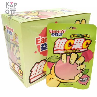 Драже Холодок Eamen's - Освежает дыхание с витамином С и вкусом Персика &mdash; Корейские товары для всей семьи(КорОпт)