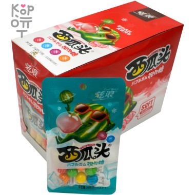 Жевательная резинка Liang lang со вкусом арбуза, 26гр. — Корейские товары для всей семьи(КорОпт)