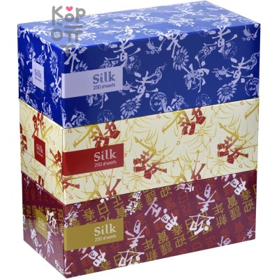 Silk Y357BYN2 Двухслойные салфетки, 250 шт. × 3 пачки