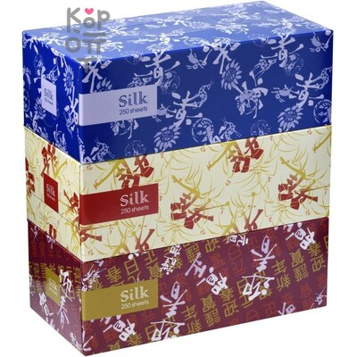 Silk Y357BYN2 Двухслойные салфетки, 250 шт. × 3 пачки