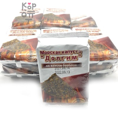Морская капуста со вкусом барбекю Долгим, 5 г