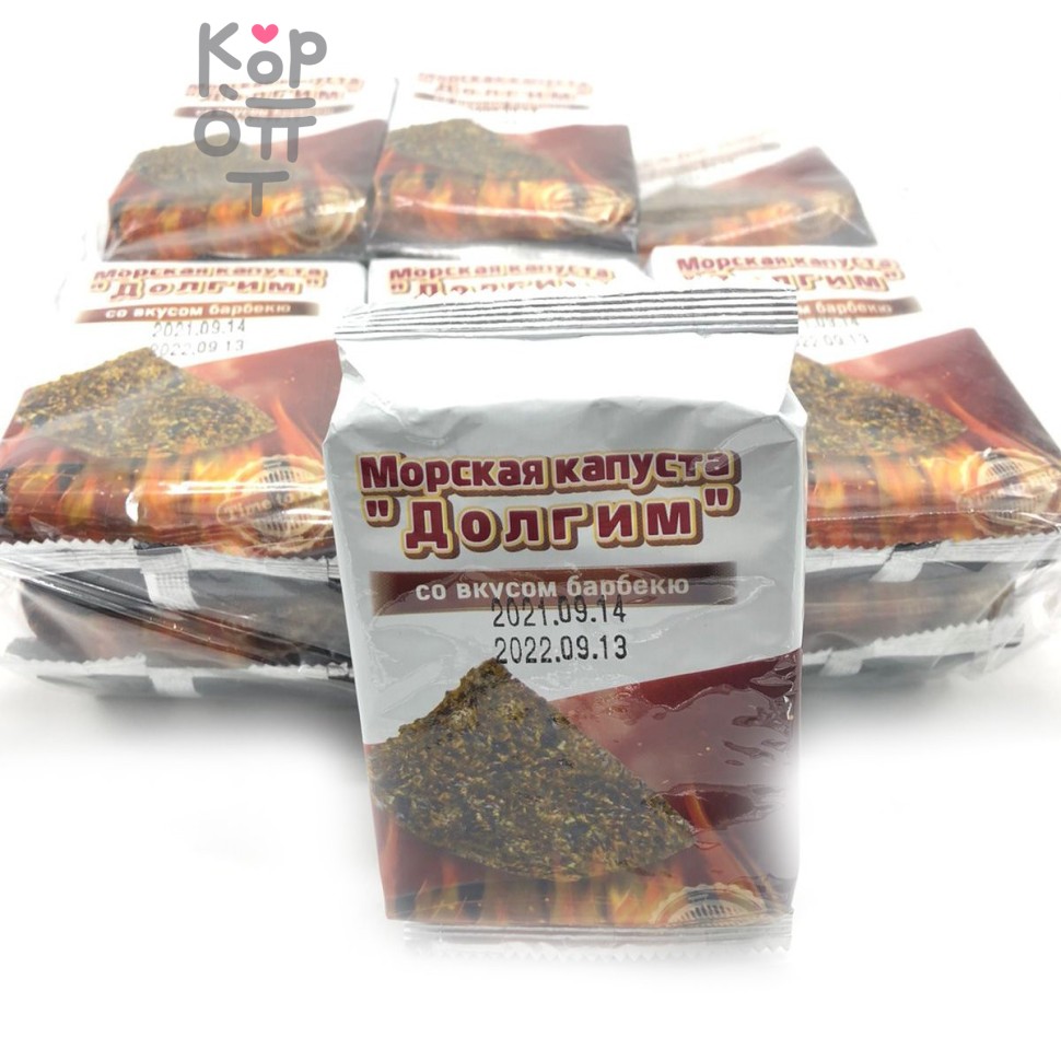 Морская капуста со вкусом барбекю Долгим, 5гр. 
