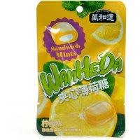 Карамель WanHeDa Sandwich Mints - со вкусом Лимона и мятным послевкусием