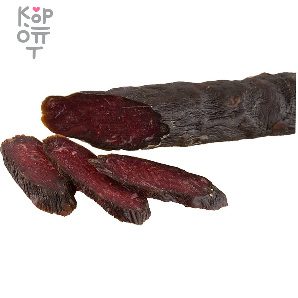 Деликатес Дичь - Колбаса из мяса оленя сыровяленая, в подарочной упаковке 200гр., купить с доставкой на дом фото 1 — Корейские товары для всей семьи(КорОпт)