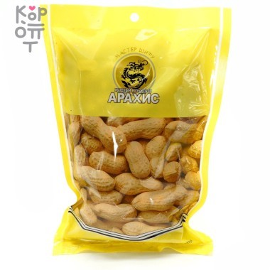 Арахис отборный Мастер Шифу, Жаренный в скорлупе — Корейские товары для всей семьи(КорОпт)