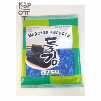 Долгим Морская капуста обжаренная, 16 г, Коробка 100 шт.