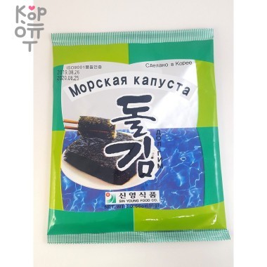 Морская капуста обжаренная &quot;Долгим&quot; 16гр. — Корейские товары для всей семьи(КорОпт)