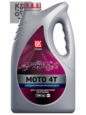 LUKOIL — МОТО 4Т SAE 10W-40 API SL JASO MA2 / Масло моторное