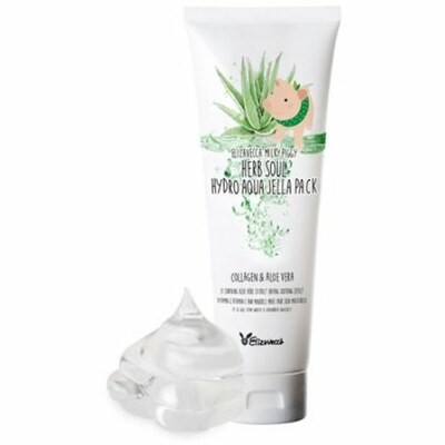 Elizavecca Milky Piggy Herb Soul Hydro Aqua Jella Pack Увлажняющая маска с алоэ и коллагеном, 250мл.