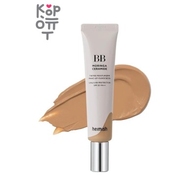 Heimish BB Cream Moringa Ceramide SPF30 Pa++ 27 Light Tan - ББ крем для лица солнцезащитный легкий загар 30 гр