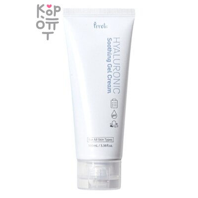 Prreti Gel Cream Soothing Hyaluronic - Гель-крем для лица успокаивающий гиалуроновый 100 мл