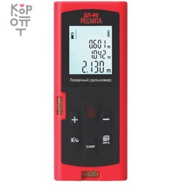 Лазерный дальномер Ресанта ДЛ-60 — Корейские товары для всей семьи(КорОпт)
