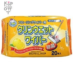 Showa Siko Osoji Влажные салфетки для очищения пола и различных поверхностей 20шт &mdash; Корейские товары для всей семьи(КорОпт)