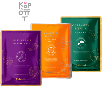 Eshumi Repair Mask Pack - Антивозрастная маска для лица 23 мл