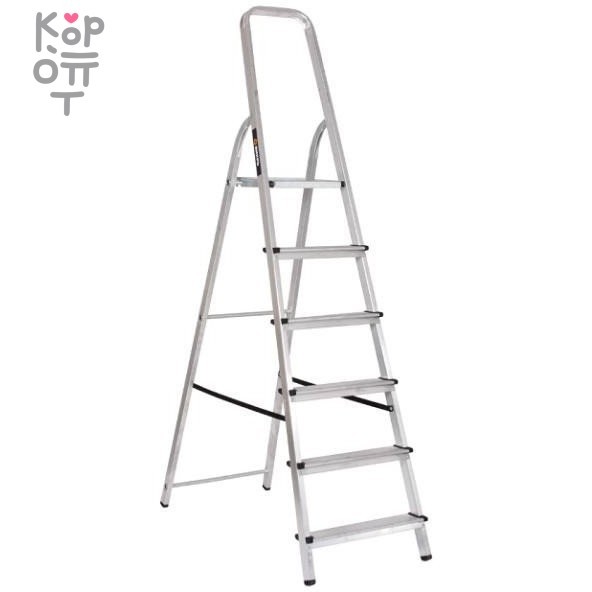 Стремянка алюминиевая ВИХРЬ СА 1х6, купить с доставкой на дом фото 1 — Корейские товары для всей семьи(КорОпт)