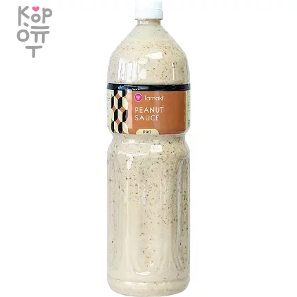 Tamaki Pro Peanut Sauce - Соус ореховый 1л., купить с доставкой на дом фото 1 — Корейские товары для всей семьи(КорОпт) Tamaki Pro Peanut Sauce - Соус ореховый 1л., купить с доставкой на дом фото 1 — Корейские товары для всей семьи(КорОпт)