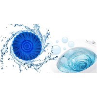 Okazaki Очищающая и дезодорирующая пенящаяся таблетка для бачка унитаза, окрашивающая воду в голубой цвет (с ароматом лаванды) 100гр.