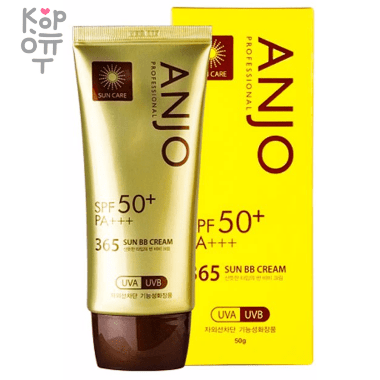 ANJO 365 Sun BB Cream SPF 50+/PA+++ - Мягкий солнцезащитный ББ-крем 50мл. — Корейские товары для всей семьи(КорОпт)