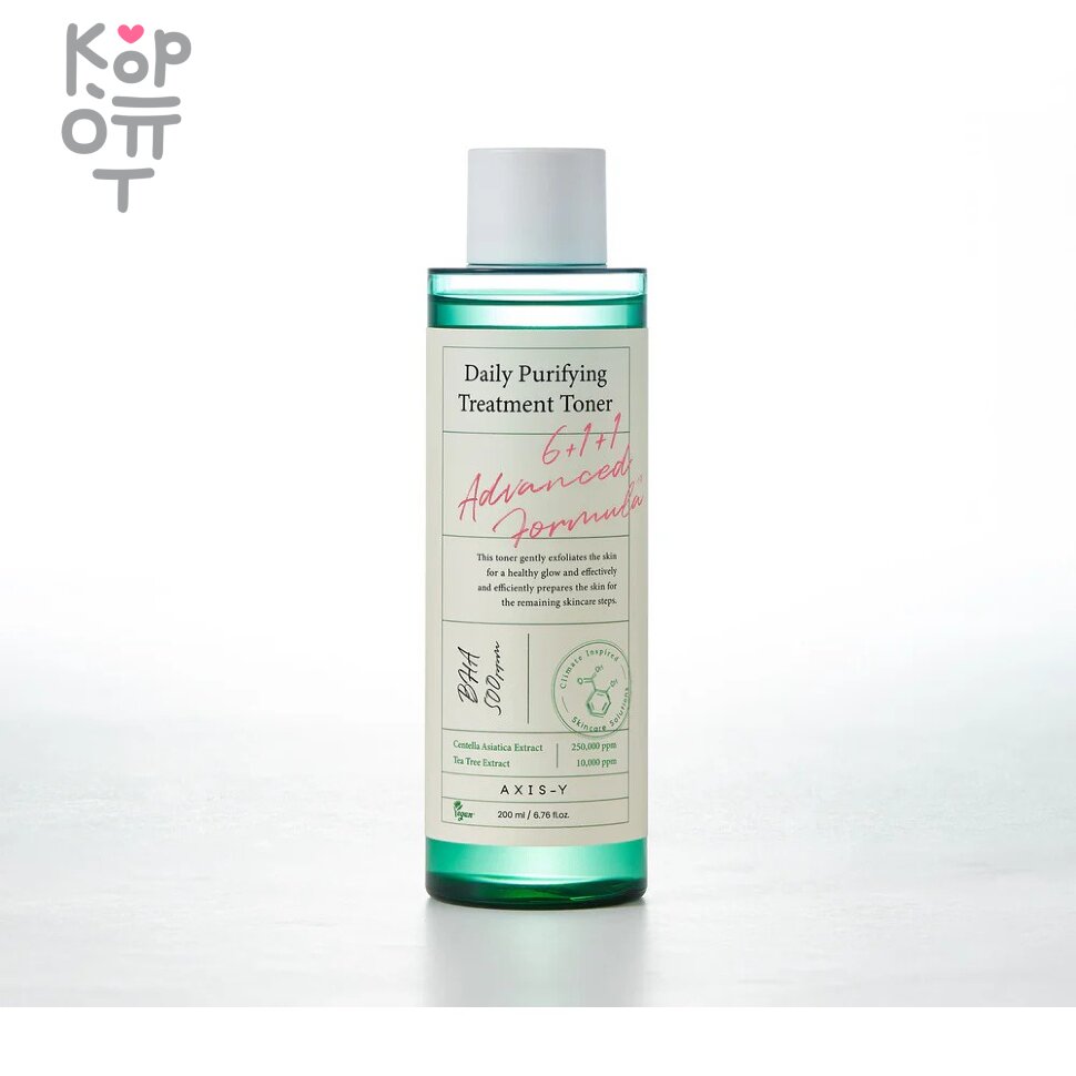 AXIS-Y Daily Purifying Treatment Toner - Ежедневный очищающий тонер с Центеллой 200мл., купить с доставкой на дом фото 1 &mdash; Корейские товары для всей семьи(КорОпт)