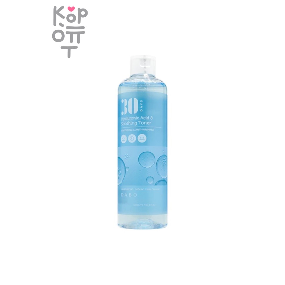 Тонер, Увлажняющий с 8 видами Гиалуроновой Кислоты и Витамином B3/Hyaluronic Acid 8, DABO