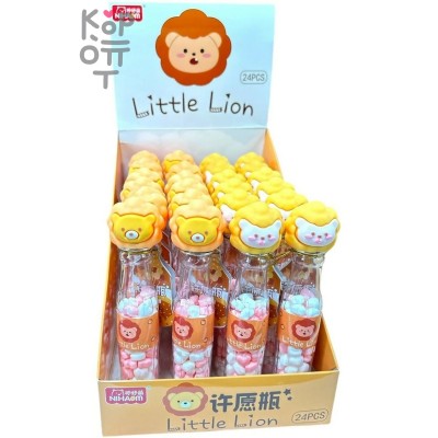 Карамель Niham Candy Little Lion с игрушкой, наполненной драже со вкусом спелых фруктов