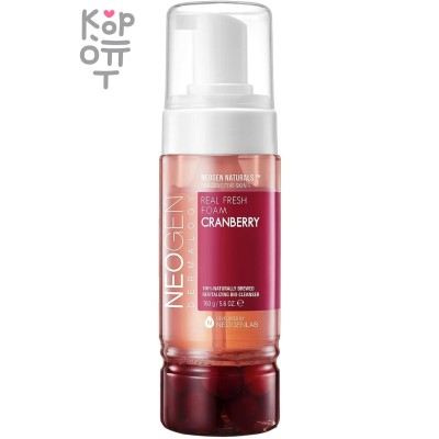 Neogen Dermalogy Real Fresh Foam Cleanser Cranberry - Витаминная пенка для умывания с Ягодами Клюквы 160мл.