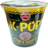 OTTOGI Star's Secret K*POP Лапша быстрого приготовления Бобы Мун с картофельной лапшой и острым вкусом говядины, 38 г
