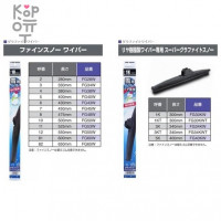 PIAA WIPER FINE SNOW - Дворник зимний универсальный с графитовым покрытием