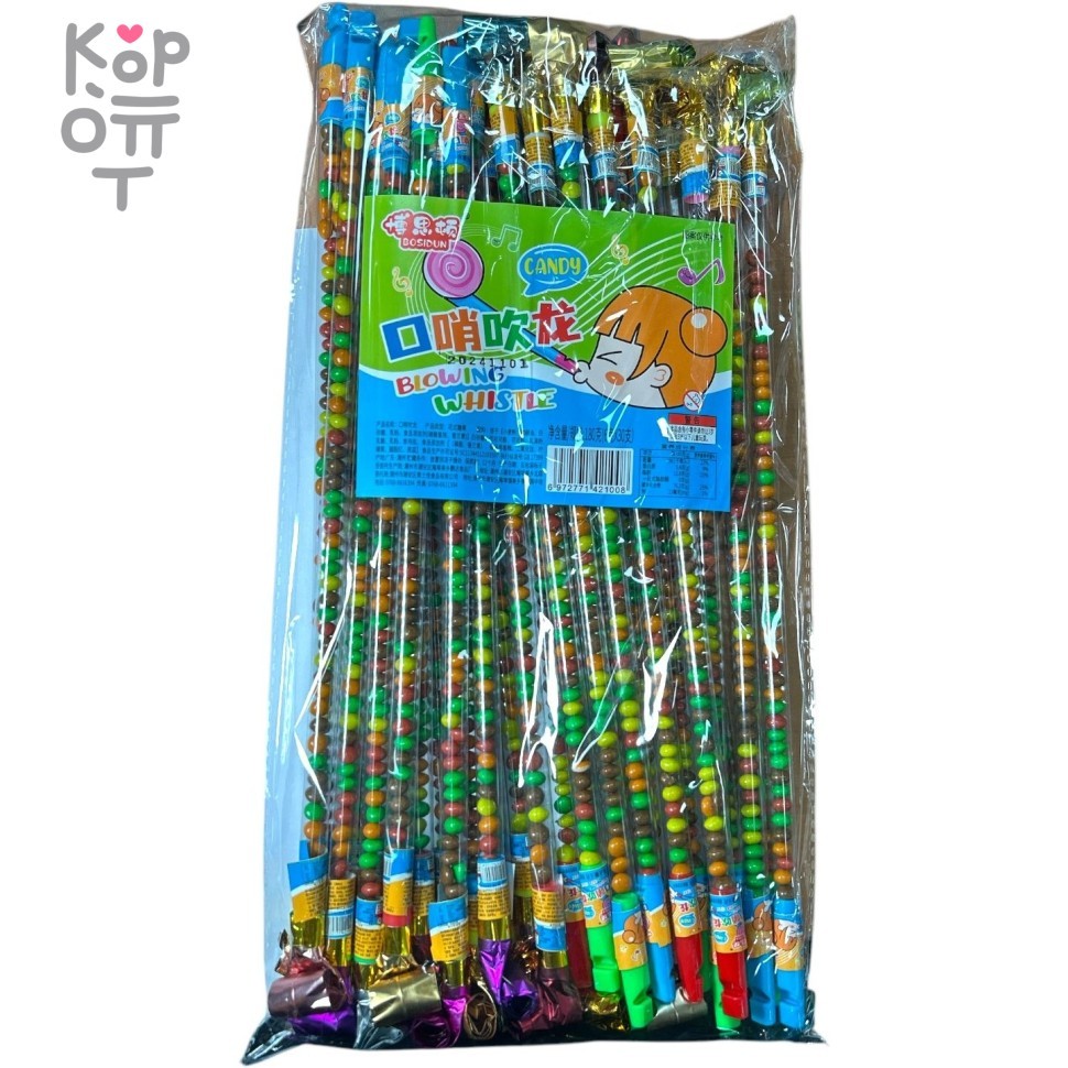 Конфеты шоколадные Bosidun Blowing Whistle Candy - Фееричные праздничные свистульки с шоколадными конфетками