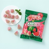 Lotte Jellycious Watermelon Jelly - Жевательный мармелад со вкусом Арбуза, 56гр.