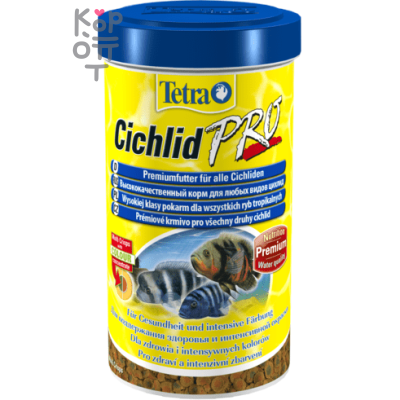 Tetra Cichlid Crisps корм для цихлид в чипсах 500 мл