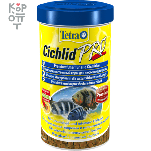 Tetra Cichlid Crisps корм для цихлид в чипсах 500 мл