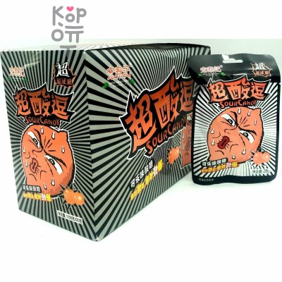 Леденцы супер кислые лимоны Sour Candy Hong Tai со вкусом Колы