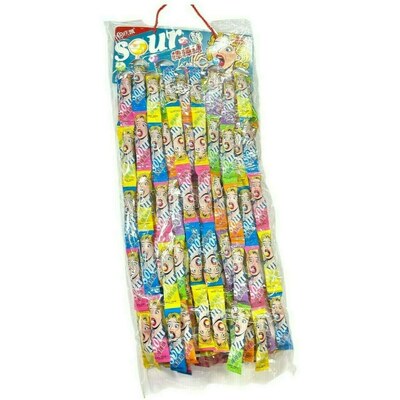 Чупа чупс Sour Candy - Кислая карамель Блондинка
