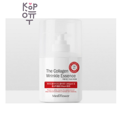 Medi Flower Essence Collagen Wrinkle - Эссенция для лица против морщин с коллагеном, 250 мл