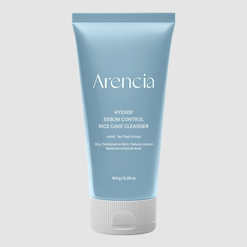 Hyssop Sebum Control Rice Cake Cleanser — Себорегулирующая пенка для умывания, 150 мл