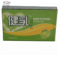 Жевательная конфета JianYi foods с фруктовым вкусом, со вкусом Зеленого Яблока