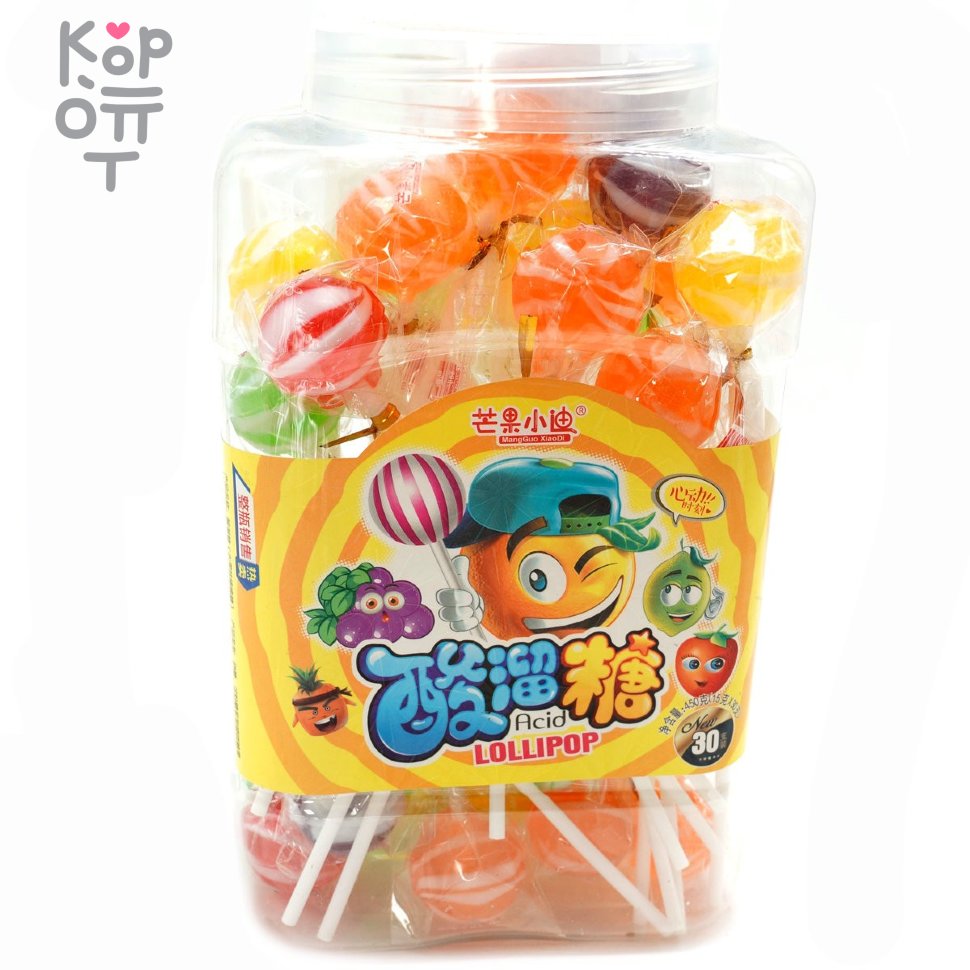 Фруктовый леденец Сочные фрукты на палочке, купить с доставкой на дом фото 1 — Корейские товары для всей семьи(КорОпт)