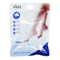 Ekel Collagen Foot Peeling Pack - Пилинг-носочки для ног с коллагеном. 1 пара / 40 г / (20 г × 2 шт.)
