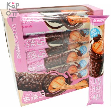 Ran Peng Crisp Cakes - Хрустящее злаковое Фитнес печенье с Шоколадом и кремовой начинкой &mdash; Корейские товары для всей семьи(КорОпт)