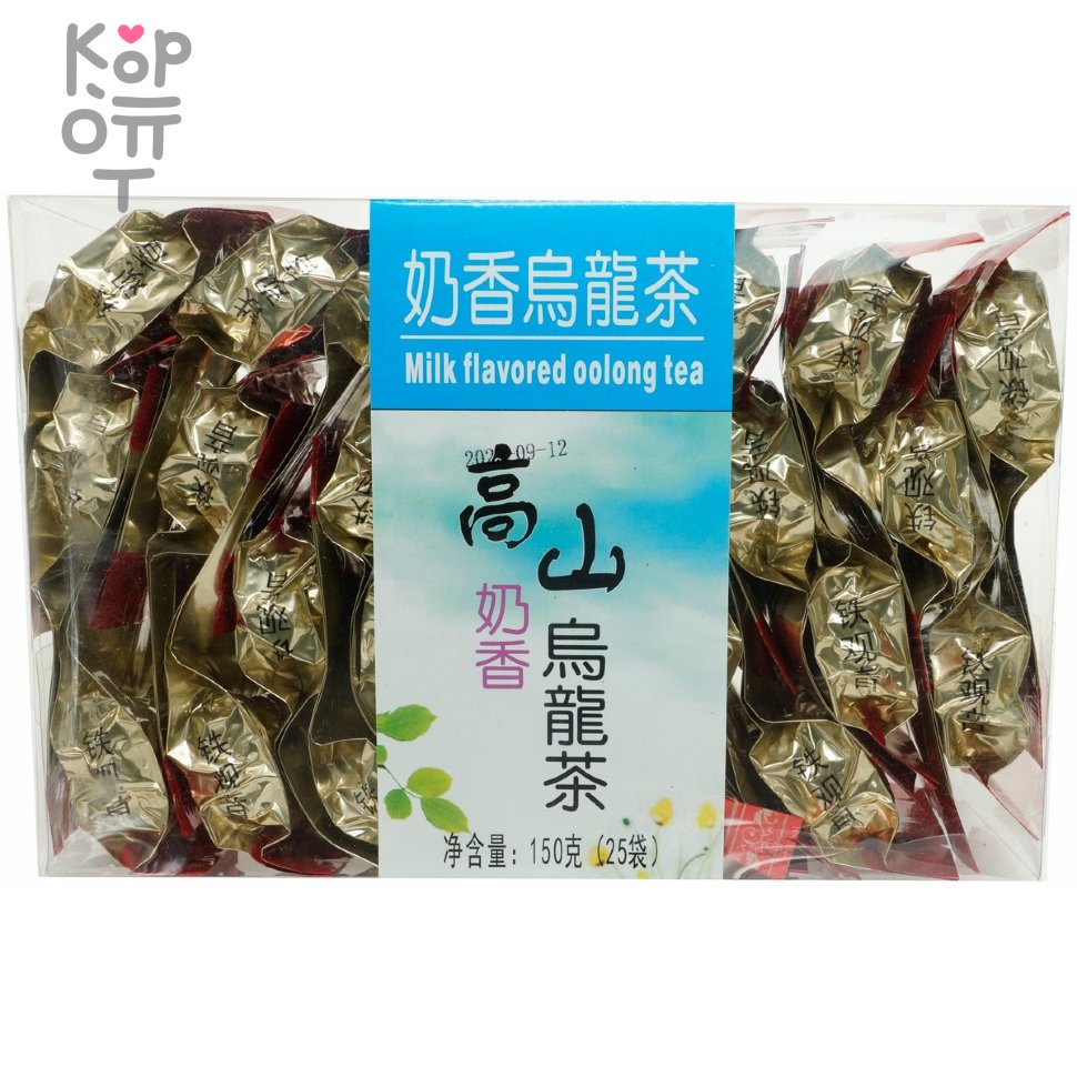 Чай Forest of Tea Zhi Lin Hei Wu Long Cha - VIP молочный Улун, 150гр.  (25п.*6гр.) по цене 520 руб. в интернет магазине Корейские товары для всей  семьи(КорОпт)