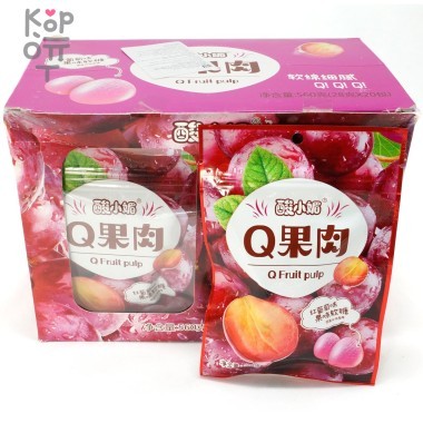 Жевательные конфеты Dongxu Fruit Pulp Фруктовая помадка со вкусом Винограда — Корейские товары для всей семьи(КорОпт)
