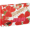Meiji Matcha Strawberry BOX - Шоколадное ассорти с отборной клубникой завернутой в нежный молочный шоколад, 120гр., купить с доставкой на дом фото 1 — Корейские товары для всей семьи(КорОпт)