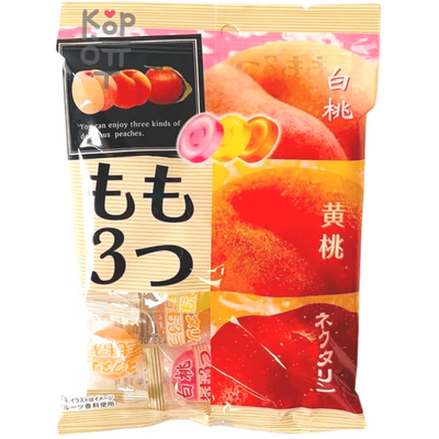 Pine Peach Candy - Карамель леденцовая Персиковое трио (3 вида сладких персиков) 75гр.