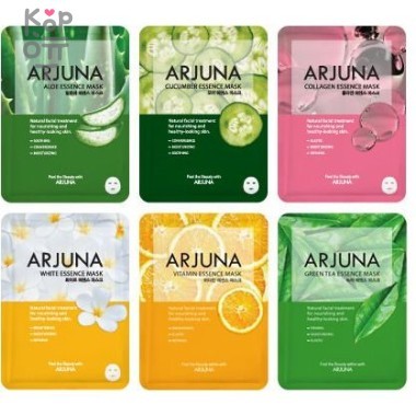All New Cosmetic ARJUNA Essence mask Маска для лица 23гр. 1шт. — Корейские товары для всей семьи(КорОпт)